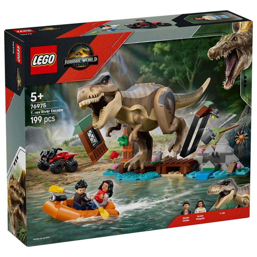 LEGO JURASSIC WORLD T. REX RIVER ESCAPE